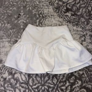 Princess Polly white short skirt
